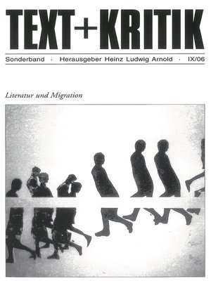 cover image of TEXT + KRITIK Sonderband --Literatur und Migration